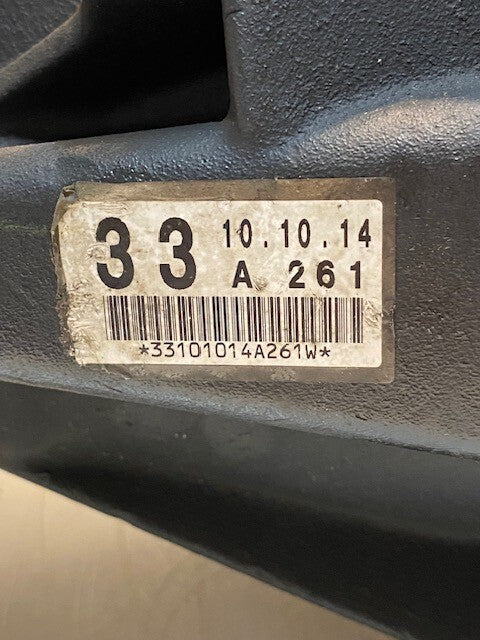 Rear Differential 12-Bolt 0H81 | D0831 B | 10.10.14 | A 261 | 33 | 33101014A261W
