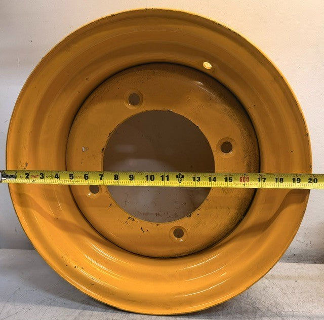 Heavy-Duty Steel Wheel Rim 10-3/8 In x 20 In Four Bolt Pattern Drop Center Rim