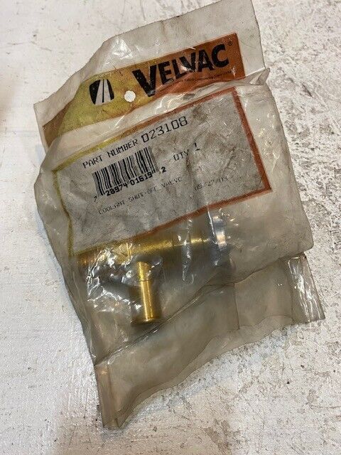 2 Quantity of Velvac Coolant Shut-off Valves 023108 (2 Quantity)