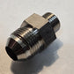 2 Quantity of Brennan Industries 6400-08-06-O-SS 3/8" Flare x 3/8" ORB Fittings