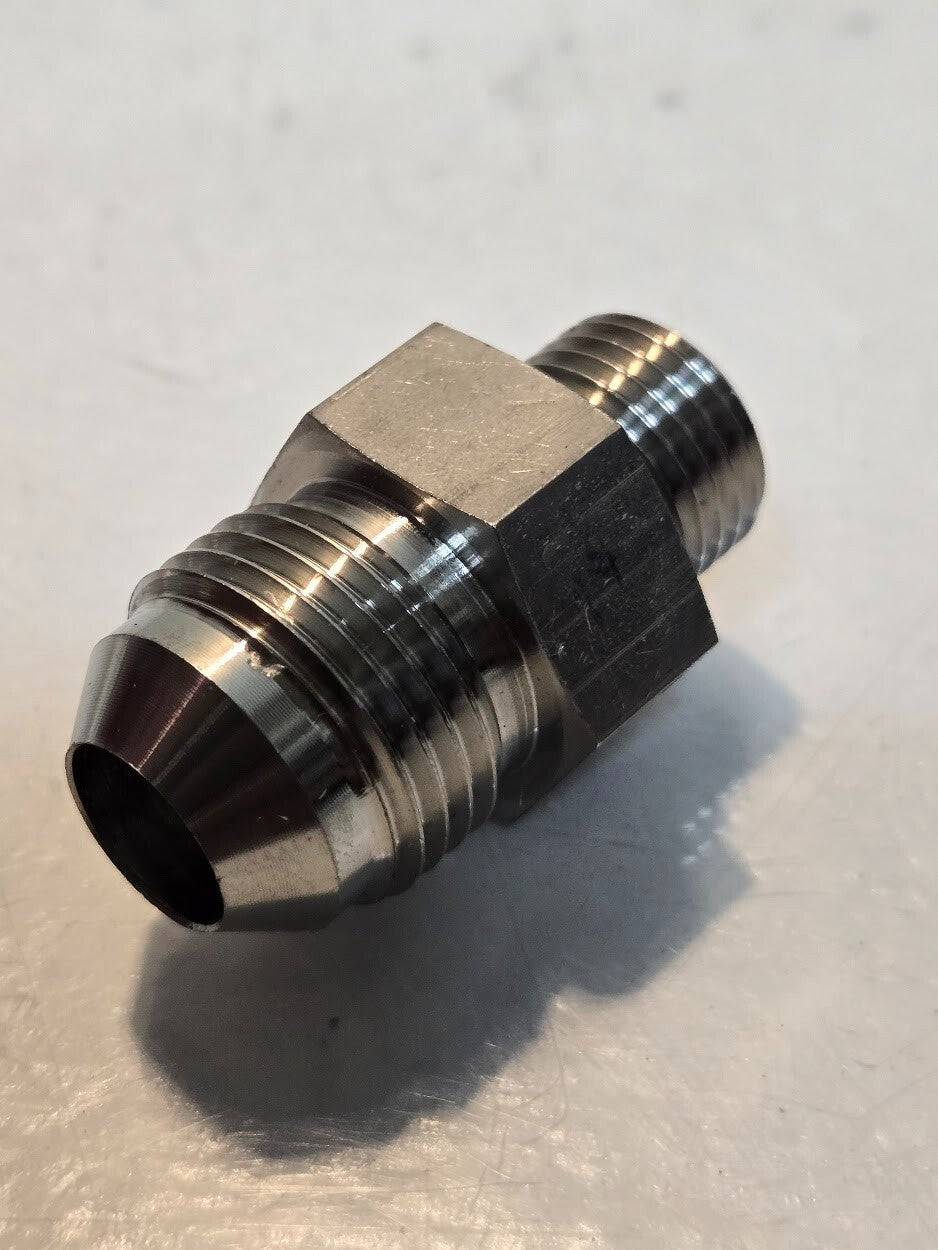 2 Quantity of Brennan Industries 6400-08-06-O-SS 3/8" Flare x 3/8" ORB Fittings