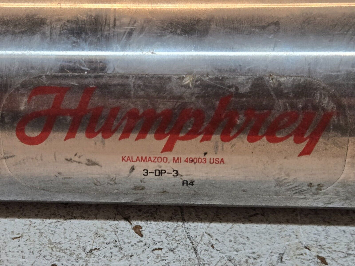 Humphrey Double Acting Pneumatic Cylinder 3-DP-3 R4