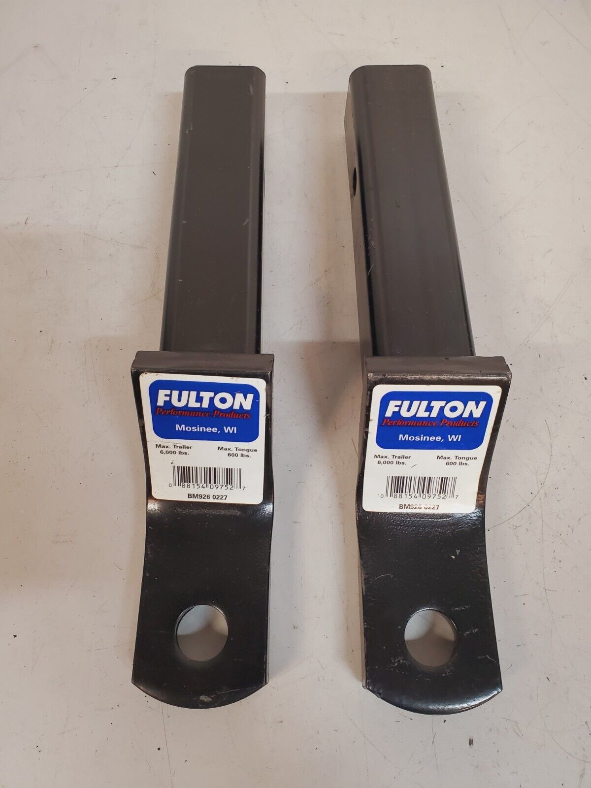 2 Quantity of Fulton Ball Mounts BM9260227 | 6000 Lb Max. Trailer (2 Qty)