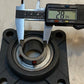 PEER 4-Bolt Flange F206 Insert Bearing FHS206-18 | 28mm Bore 4-1/4" W