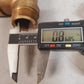 2 Qty. of Mueller Brass Service Tee 110 CTS Ends 3/4 x 3/4 x 1 | H-15381 (2 Qty)