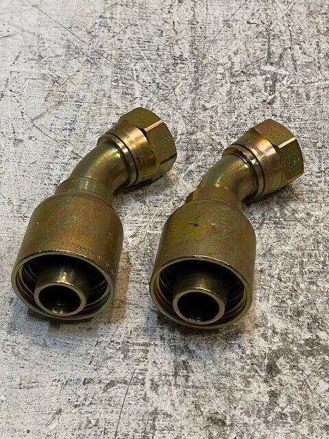 2 Quantity of Parker Fluid Connector Hose Fitting 13743-16-16 (2 Quantity)