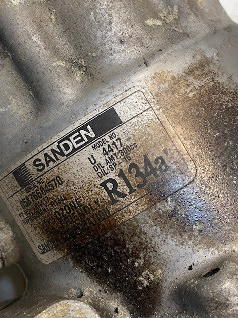Sanden A/C Compressor R134a Model U4417 Serial #05876604570