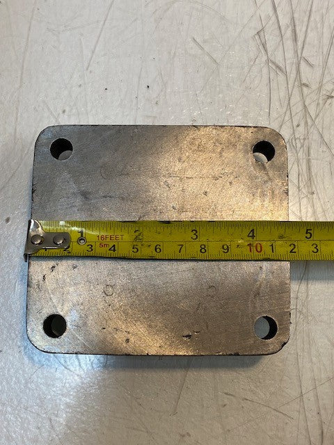 Vickers Hydraulic Valve Block Subplate 4-1/2" x 4" x 1-1/2" 17mm Bore