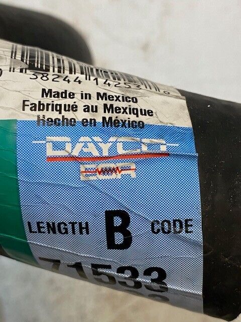 2 Quantity of Dayco 71533 Curved Radiator Hose (2 Quantity)