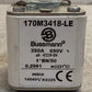 11 Quantity of Bussman 170M3418-LE HighSpeed Square Body Fuse 350A 690V Untested