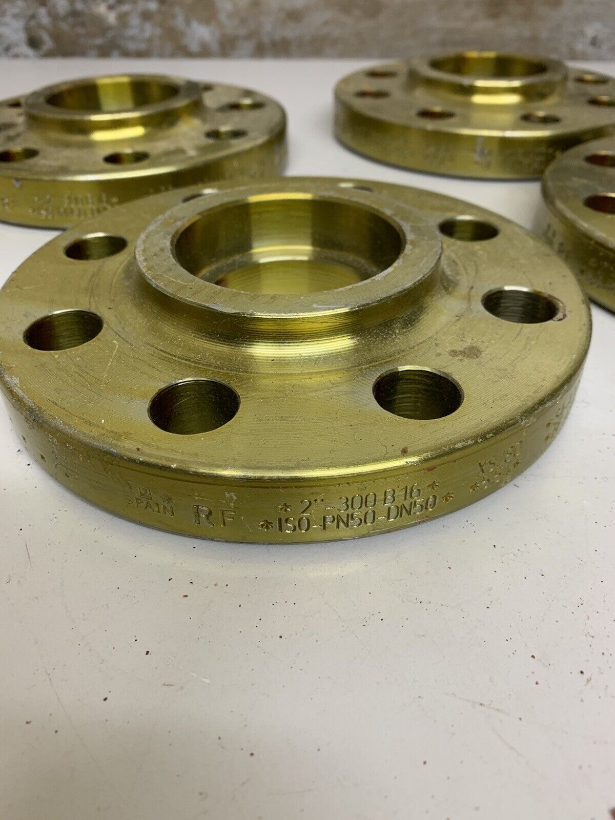 4 Pack of 2” - 300 B16 Raised Flanges 5.54, IS0-PN50-DN50, SA-A105N-C21