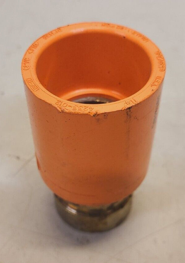 Spears Grooved x Socket FlameGuard CPVC Brass Coupling 1-1/4" | 4233-012