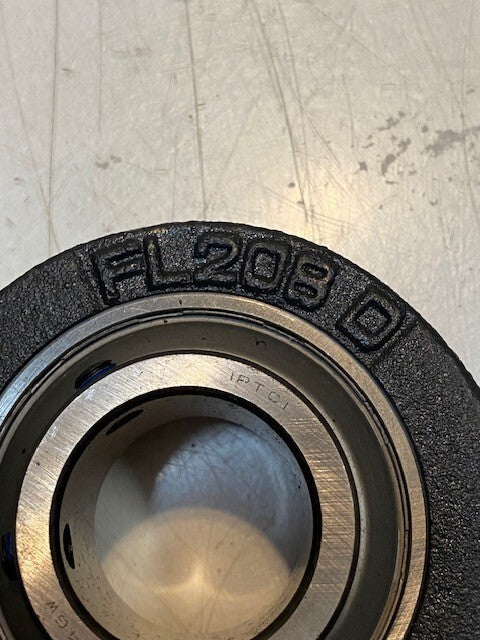 IPTCI 2-Bolt Flange Bearing FL208D SB208-24GW 38mm Bore 13mm Bolt Holes