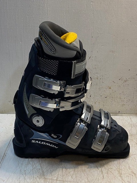 Salomon Performance 7.0 Size 24.5 US 7 UK 5 1/2 Black Ski Boots Flex 65-70