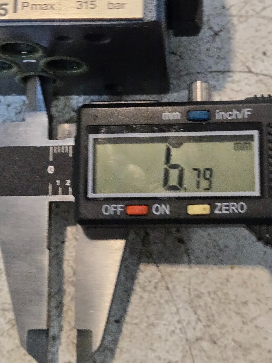 Bosch Manifold Check Valve 0 811 024 105 | 872 | Max Pressure 4500 PSI 315 Bar