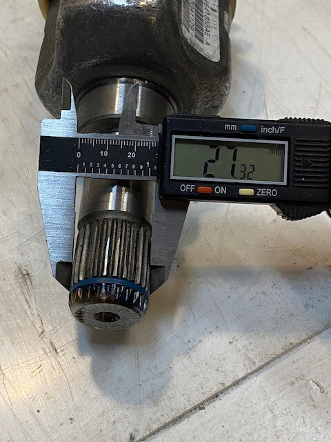 Drive Shaft P04641855AE | 26-1/2" Long 19mm End 27mm Shaft 27mm End 25-Spline