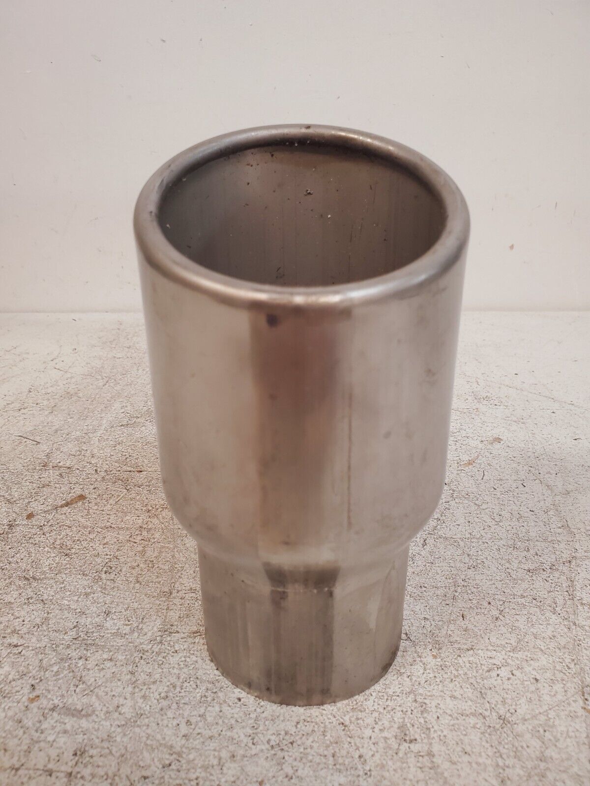 Stainless steel Round Exhaust Tip 2.5" Inlet x 6.5" Length