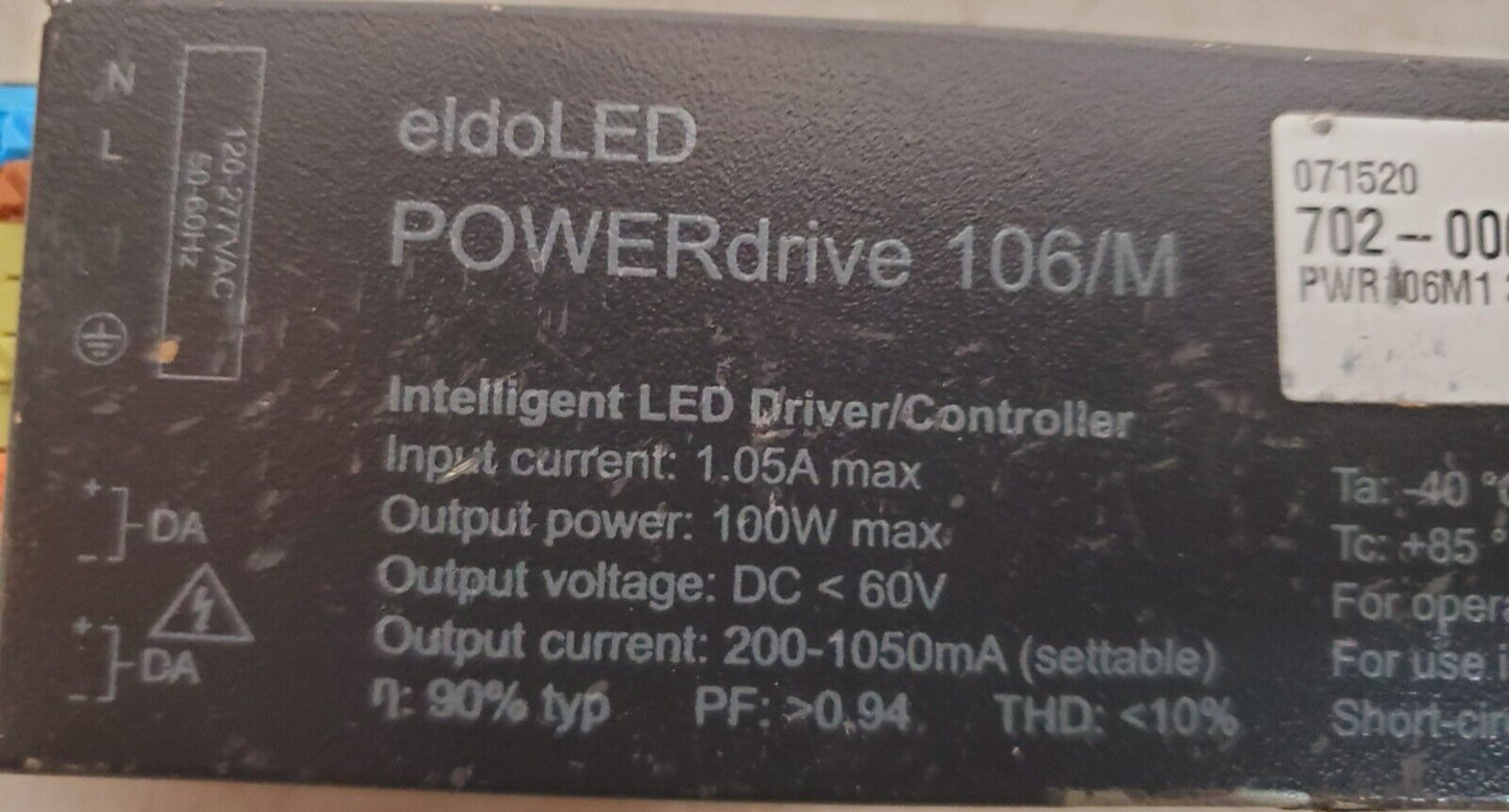 EldoLED Powerdrive 106/M Intelligent LED Driver/Controller PWR106M1 | 350MA LOG