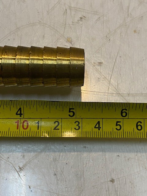 3 Quantity of Garden Hose Barb Couplings 5-1/8" L 20mm Thread 16mm ID (3 Qty)