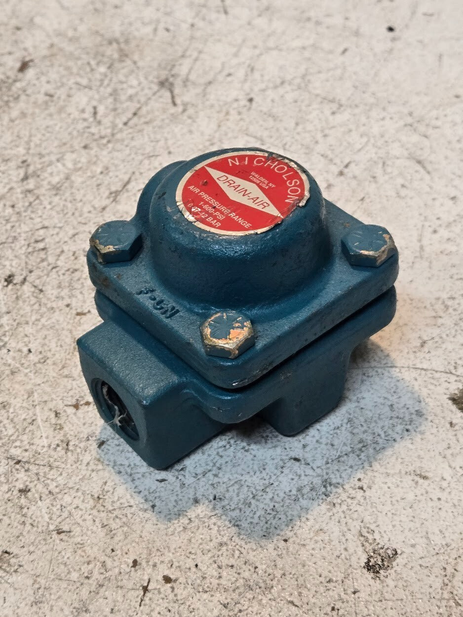 Nicholson F-CN Drain Air Trap 1-600 PSI | F-CLK | A105N