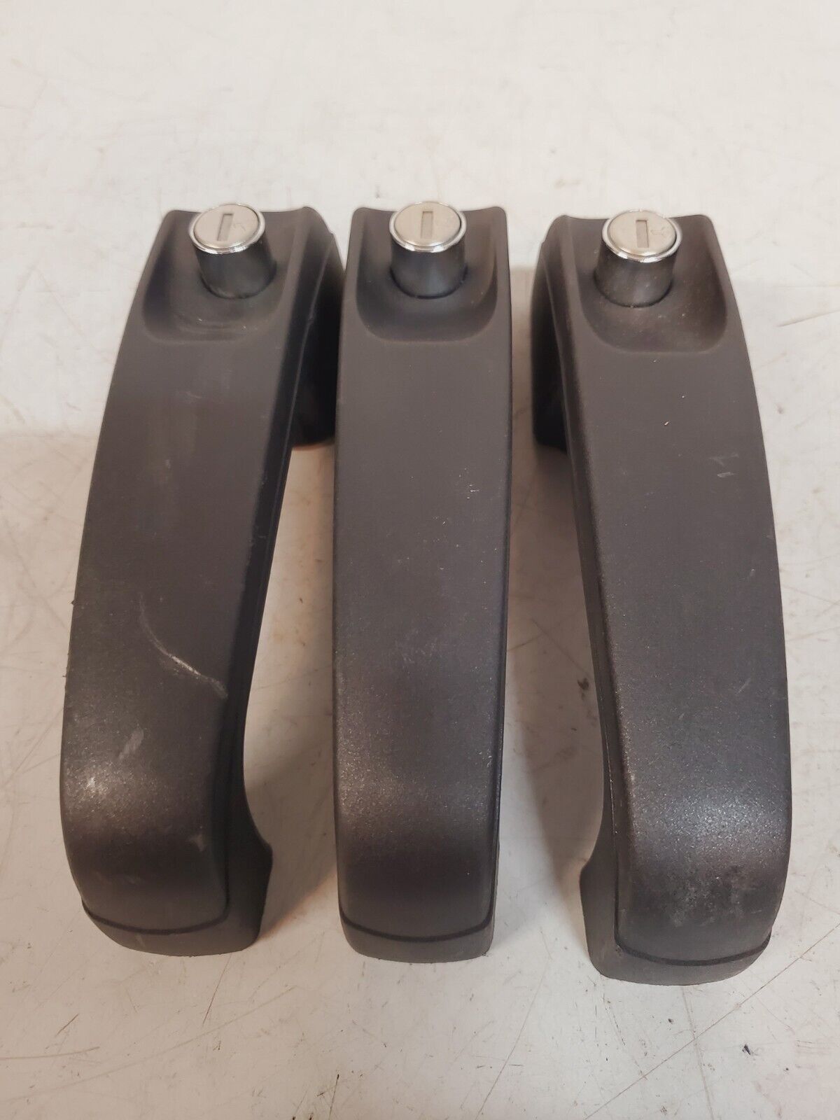 3 Quantity of Push Button Handles 19466-07 | PA6-GF30 (3 Qty)