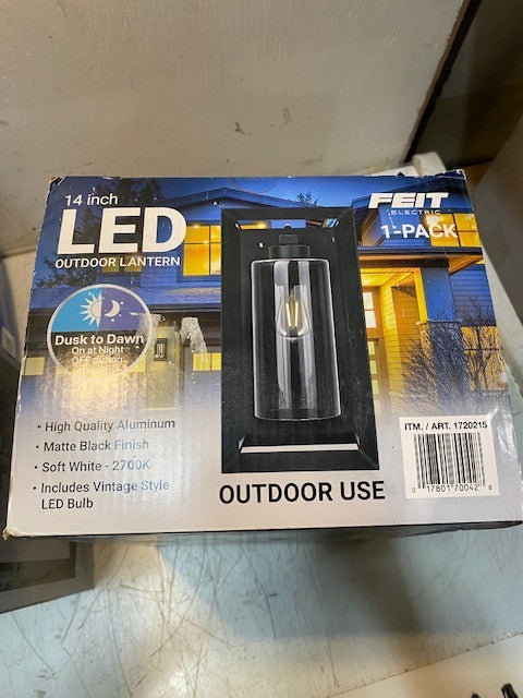 3 Quantity of Feit Electric 1720215 14" LED Outdoor Lanterns (3 Quantity)