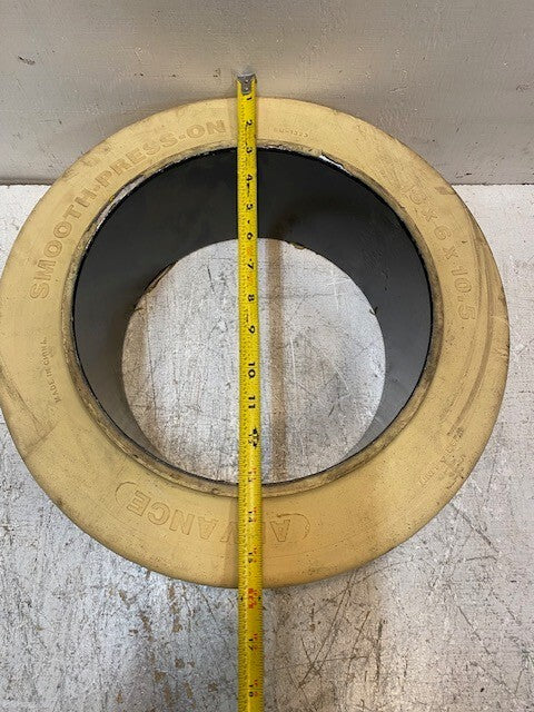 Advance Smooth Press-On 16x6x10.5 Tan Tire SM-1323 JF034031