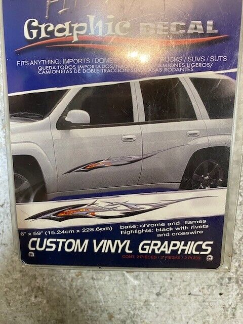 Custom Vinyl Graphics AZ Tribal Slice Flame 6" x 59"