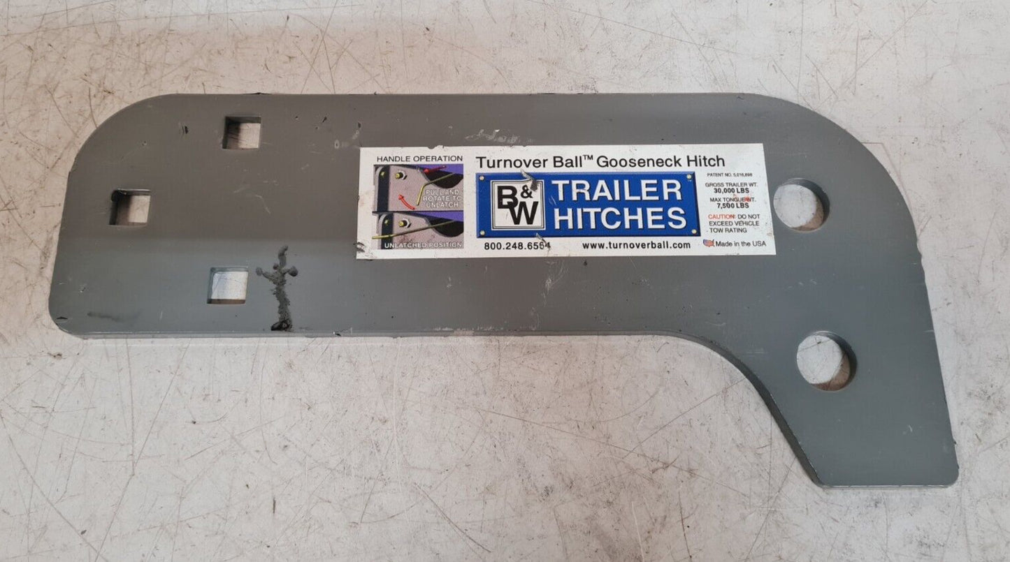 B&W Trailer Hitches Mount Plate for Turnover Ball Gooseneck Hitch 5,016,898