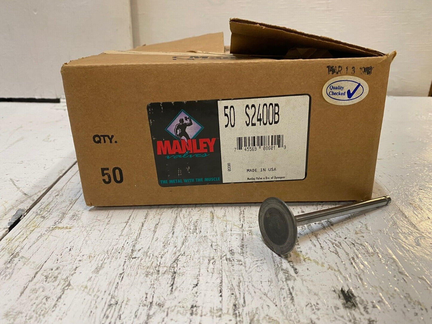 50 Manley Engine Intake Valves S2400B (50 qty)