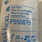 3 Quantity of Donaldson P550879 Spin-On Fuel Filters (3 Quantity)
