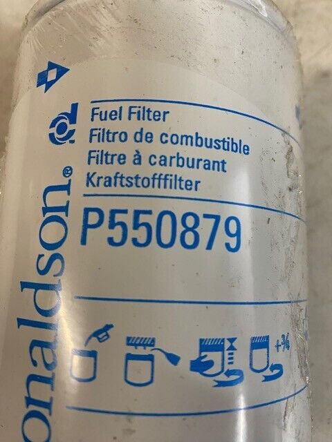 3 Quantity of Donaldson P550879 Spin-On Fuel Filters (3 Quantity)