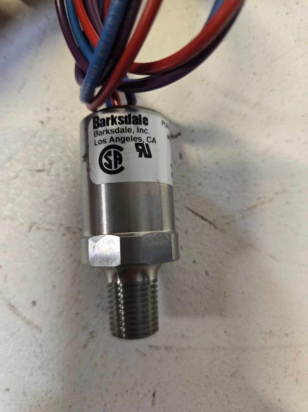 Barksdale 714S-23-2B-400R Hydraulic Pressure Sensor 150-1000 PSI