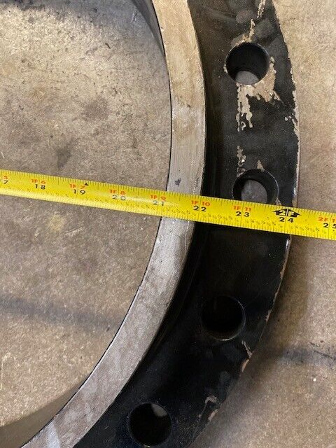 20-Bolt 27-1/2" OD Flange Ring 32mm Bolt Holes 20" Bore 22" Outside Bore