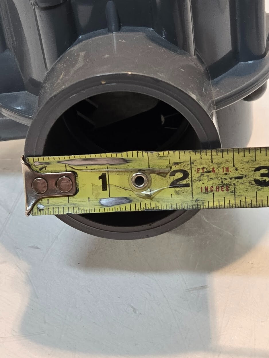 CPVC 3-Way Diverter Valve for 2" Pipe | Missing Handle See Pictures