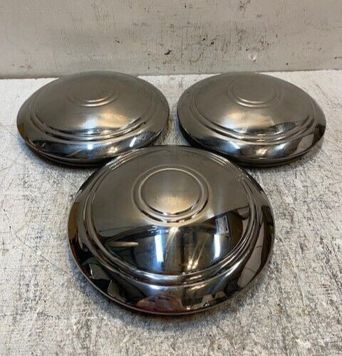 3 Quantity of Wheel Rim Center Chrome Hub Caps 71-1003S (3 Quantity)