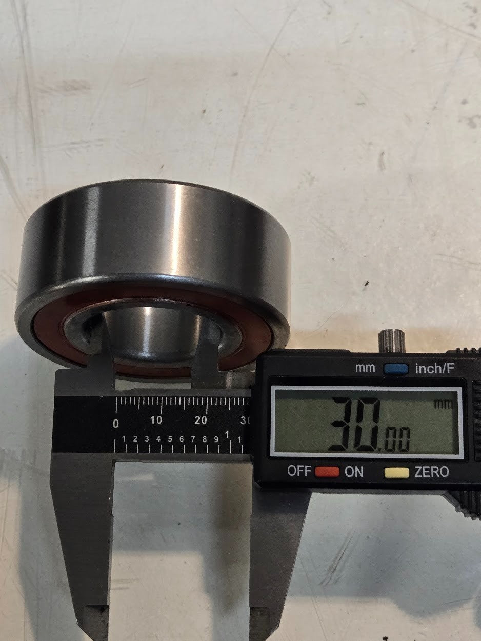 W206RS Ball Bearing | Red Shields | 62 mm OD 30 mm Bore 23.75 mm Thick