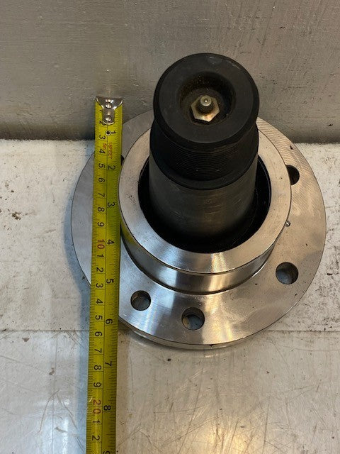 MTO Steel Spool Shaft Assy 6-Bolt 6-1/2" Dia. 13mm Bolt Holes 44mm Thread