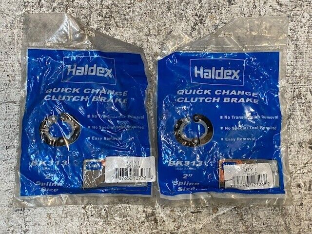 2 Quantity of Haldex Quick Change Clutch Brake 2" Spline Size BK313 (2 Quantity)