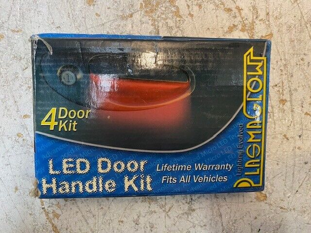 Plasma Glow LED 4-Door Handle Kit, Red