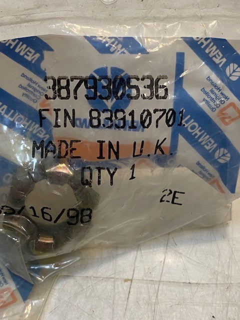 4 Qty of New Holland Spindle Hub Retaining Castle Crown Nuts 387930S36 (4 Qty)