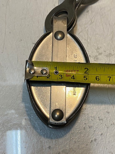 Royson 02154 Maritime Sailing Single Pulley with Scissor Hook