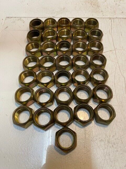 36 Quantity of EFT N Outer Cap Budd Style Hex Lug Nuts 38mm OD 27mm ID (36 Qty)