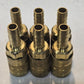 6 Quantity of 1/4" Quick Connect Fittings with 3/8" Barb Hose End (6 Quantity)