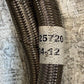 Flexible Stainless Steel 17mm Braided Fuel Line Hose 1425720 Approx 5-1/2' Long