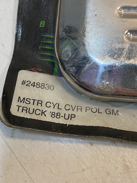 Billet Master Cylinder Cover 248830 Silver for POL GM Truck '88-UP