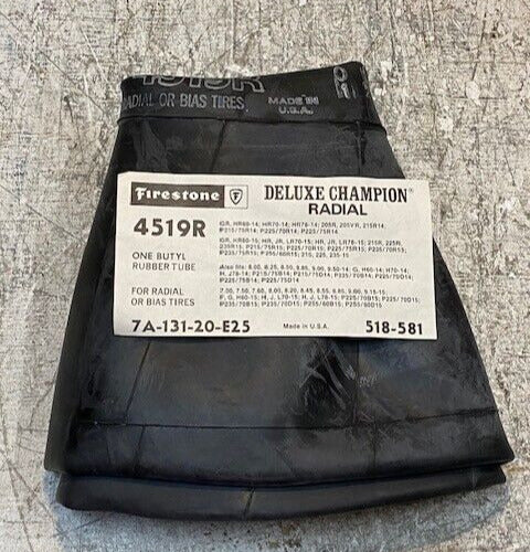 Firestone 4519R Deluxe Champion Radial Inner Tube 7A-131-20-E25