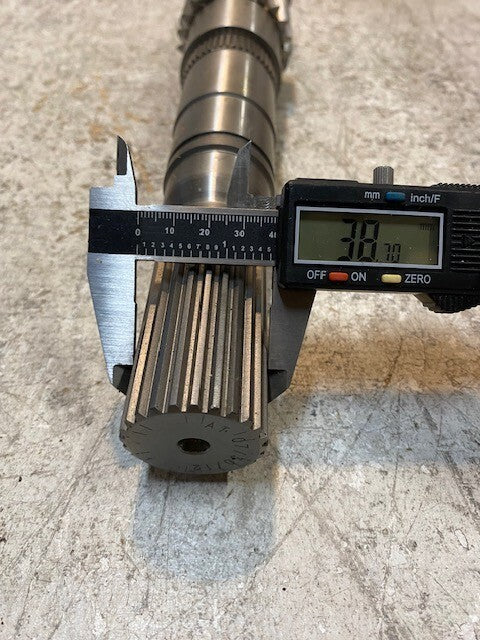 Main Shaft AT073012 2ft Long 24mm End 39mm 24-Spline End 23-Middle Teeth