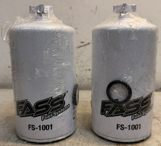 2 Quantity FASS Fuel Systems FS-1001 Water Separator Fuel Filter (2 Qty)