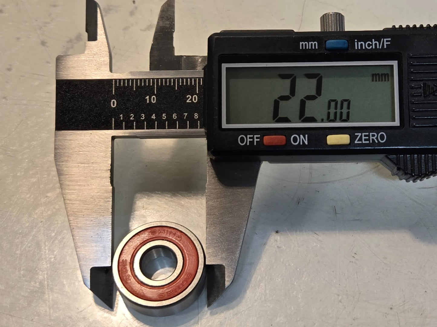 7 Quantity of Bones SDC Skateboard Bearings | 22 mm OD x 8 mm Bore (7 Qty)